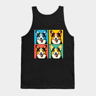 Cardigan Welsh Corgis Pop Art - Dog Lovers Tank Top